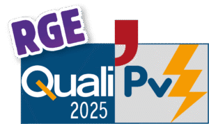 Logo RGE QualiPV 2025 – installateur photovoltaïque certifié